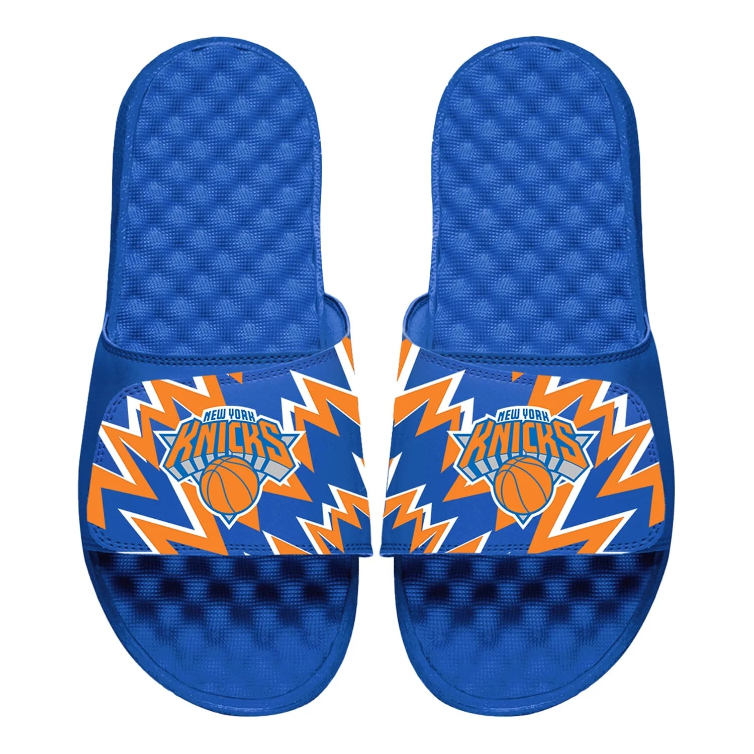 ISlide Royal New York Knicks High Energy Slide Sandals