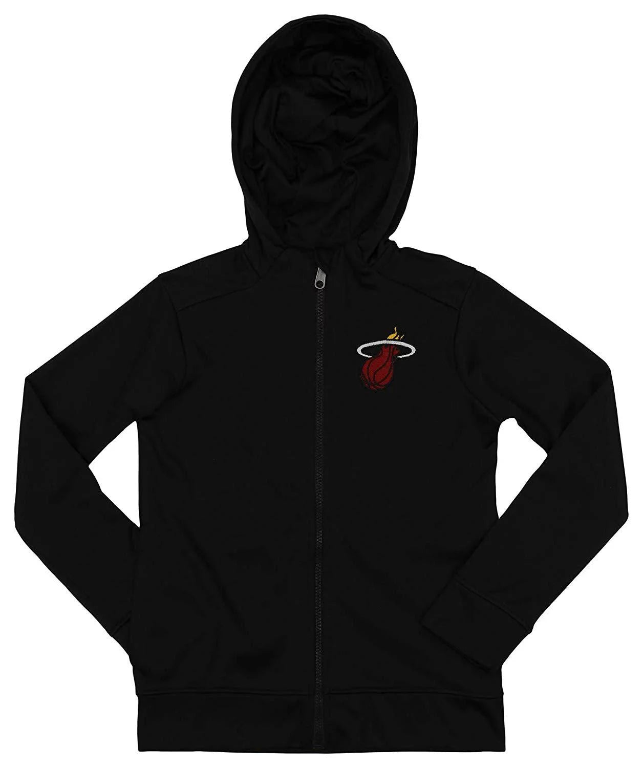Outerstuff NBA Youth/Kids Miami Heat Performance Full Zip Hoodie