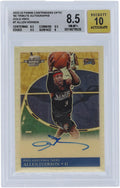 Allen Iverson Philadelphia 76ers Autographed 2022-23 Panini Contenders Optic Gold Vinyl #85-AIV #1/1 BGS Authenticated 8.5/10 Card - 8.5,9.5,9.5,8 Subgrades - Fanatics Authentic Certified