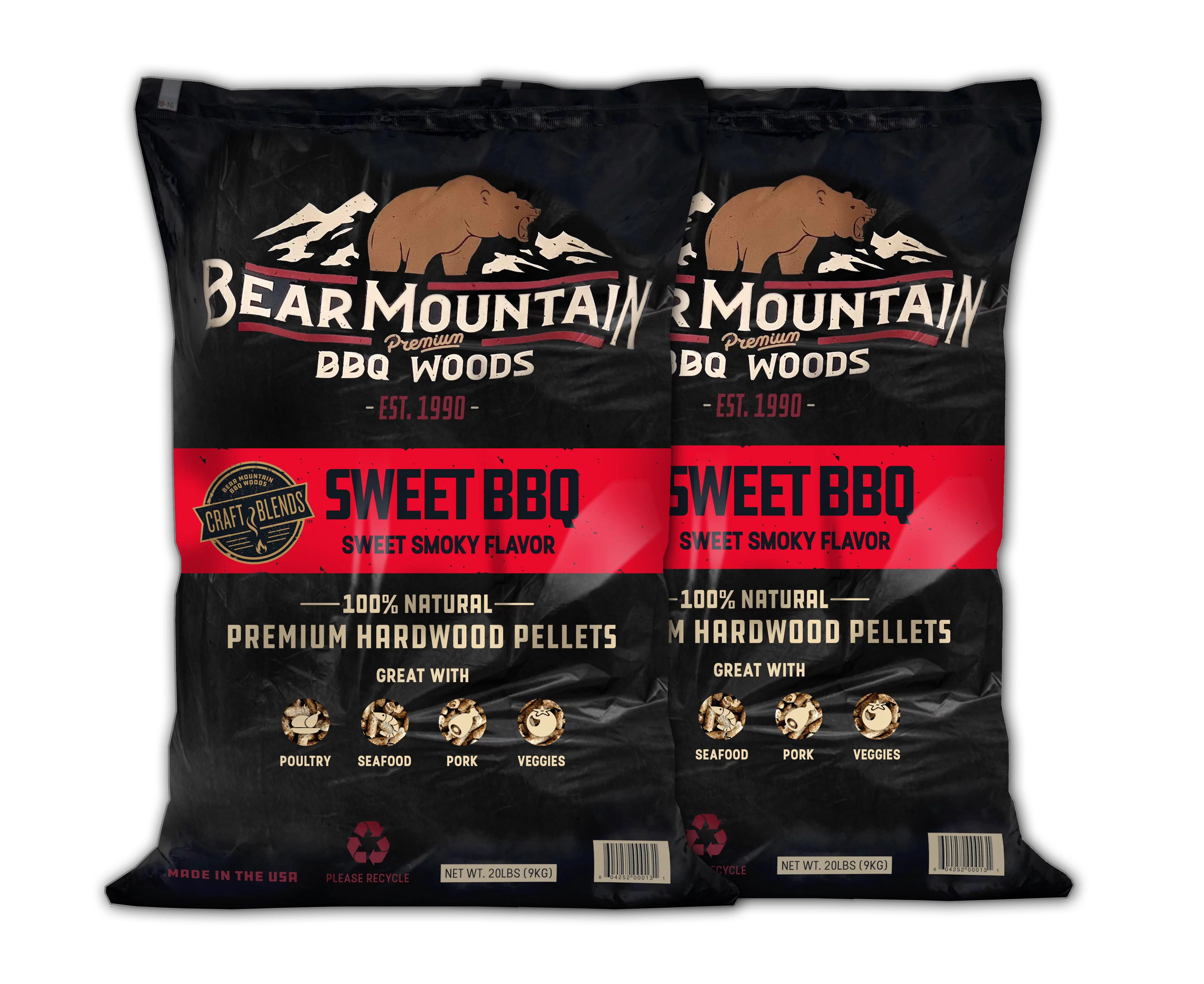 Bear Mountain BBQ - Sweet BBQ Craft Blends 2-PACK
