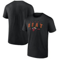 Men's Fanatics Branded Black Miami Heat Rebel Logo T-Shirt