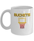 Basketball Hoop Mug - Bucket - Sports Themed Gifts - 11 oz Ceramic Coffee Cup