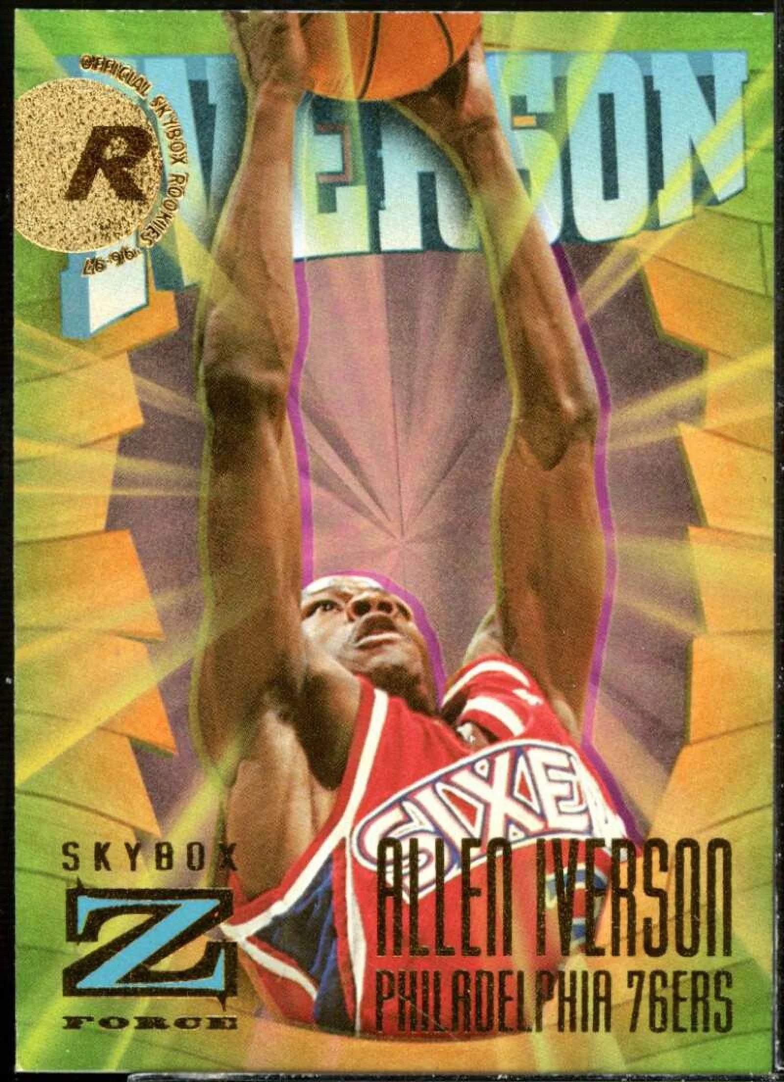 Allen Iverson Rookie Card 1996-97 Z-Force #151