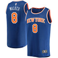 Men's Fanatics Branded Kemba Walker Blue New York Knicks Fast Break Replica Jersey - Icon Edition
