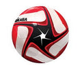 Mikasa Sce Soccer Ball, Size 5, Red and White