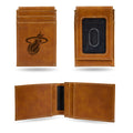 Miami Basketball Heat Brown Money Clip Front Pocket Slim Wallet