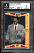Michael Jordan 1999 UD Michael Jordan Athlete of the Century High Class #4 BGS 9
