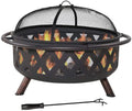 Alder Wood Burning Lightweight Grill Pit & Fire Pit Bowl For Camping Outdoors
