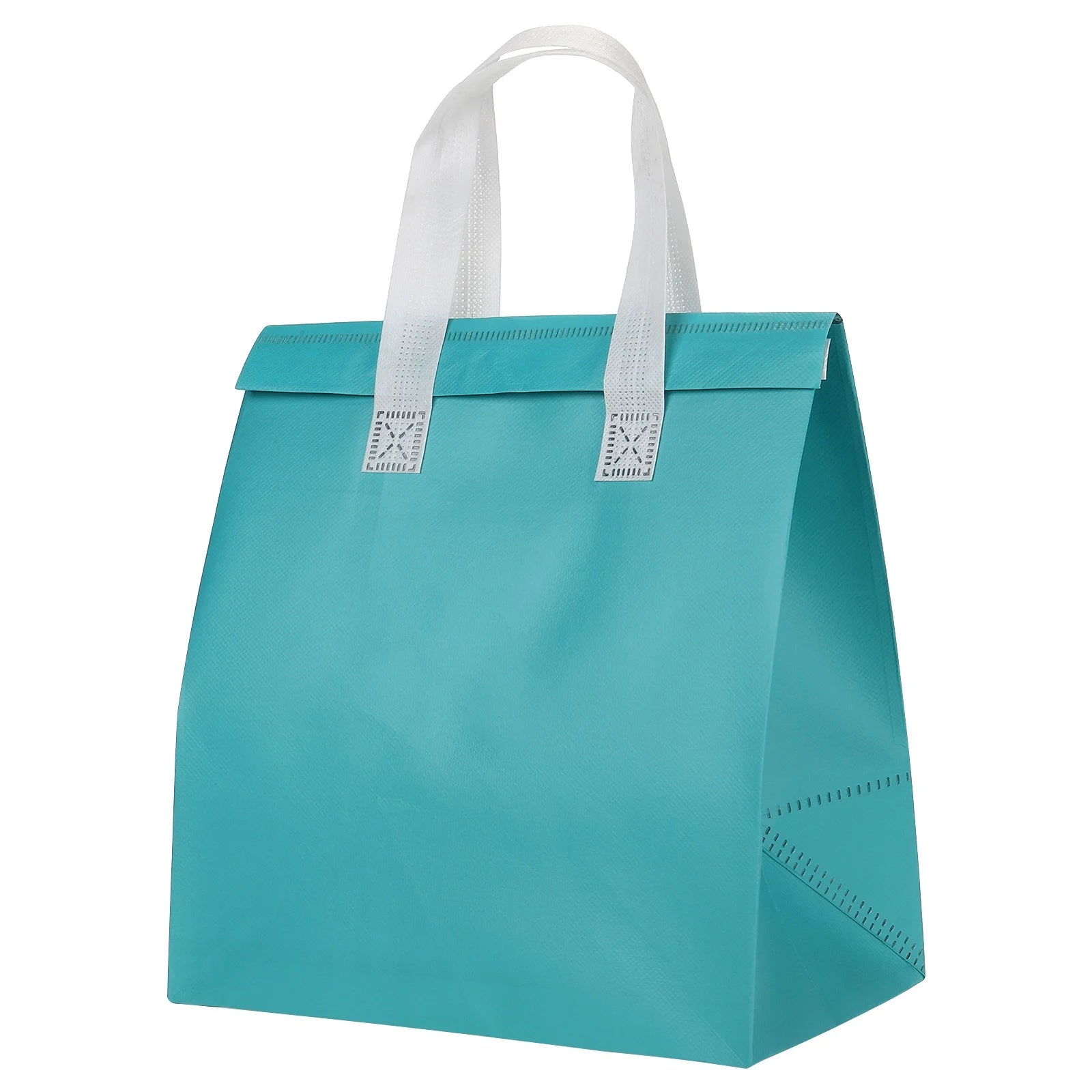Insulated Take Away Bags, 15 Pcs Thermal Bags 11.8 x 7.9 x 12.6 Inch Blue
