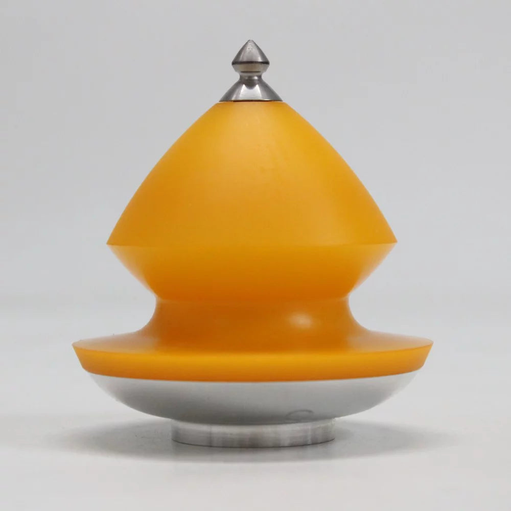 Strummol8 Dionisia Spin Top - POM with Aluminum Spinning Top (Yellow)