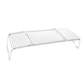 Folding Campfire Grill, Heavy Duty Stainless Steel Campfire Grill Grate with Carrying Portable for Outdoor Camping Cooking