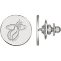 LogoArt NBA Miami Heat 14kt White Gold Lapel Pin