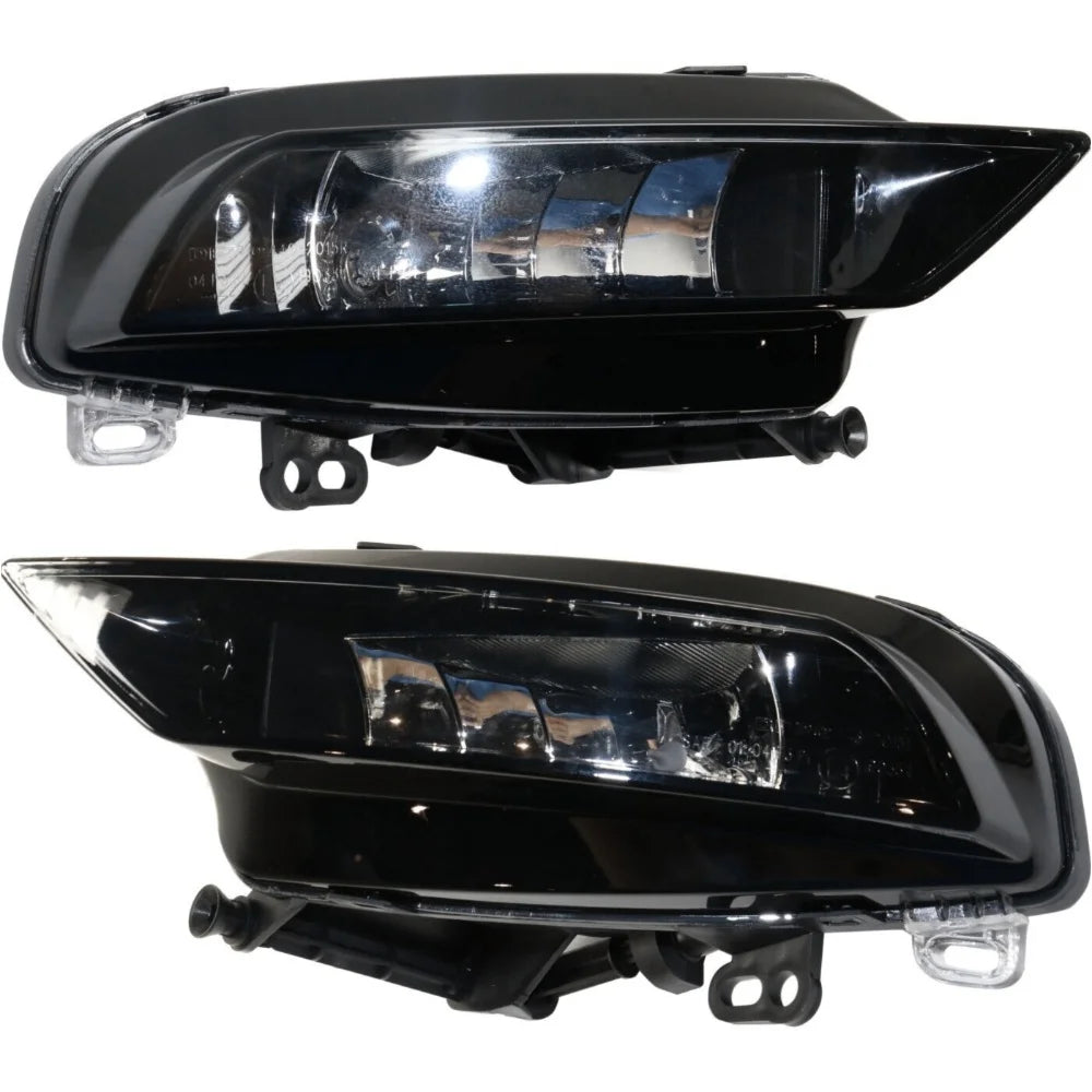 Teledu Fog Lights Driving Lamps Set of 2 Front Driver & Passenger Side For Audi Pair