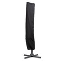 Traditional One Size Black UV and Water Resistant Fabric Patio Umbrella Cover