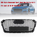 RS5 Style Honeycomb Sport Mesh Hex Grille Grill Fit Audi A5 S5 B9 2017-2019