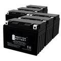 YTZ12S 12V 11Ah Replacement Battery compatible with Honda NSS250 FSC600 Reflex Silver Wing - 6 Pack