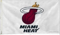 NBA Miami Heat 3'x5' Flag, One Size, Team Color Heavy Duty Fabric Flag