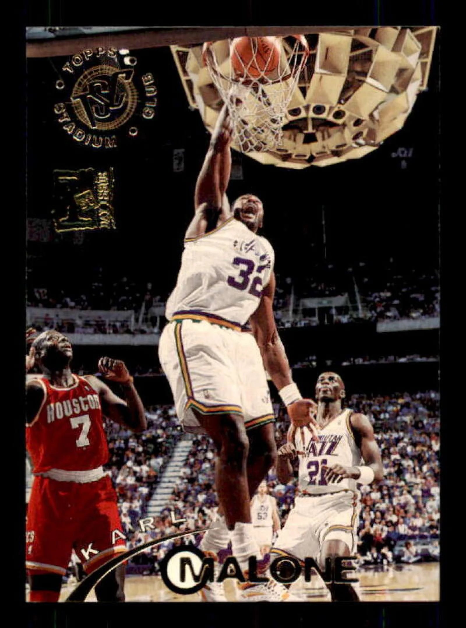 Karl Malone Card 1994-95 Stadium Club First Day Issue #161