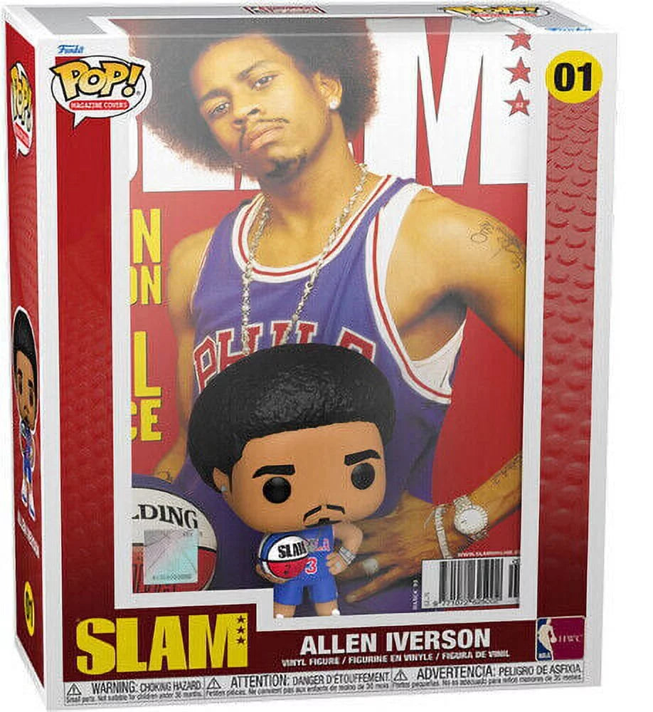 FUNKO POP! NBA COVER: SLAM- Allen Iverson [New Toy]
