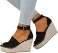 Women¡¯s Flat Sandals Slip On Summer Gladiator Open Toe Braided Slingback Shoes-01