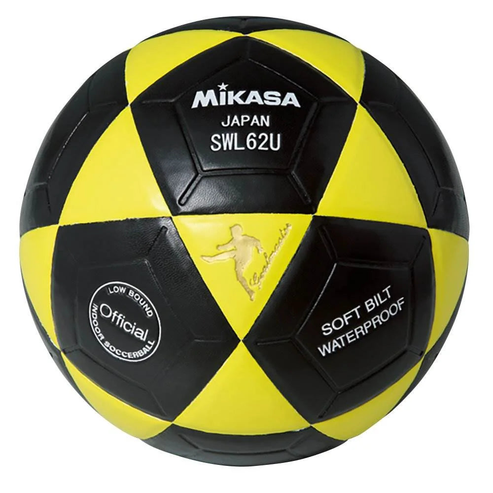 Mikasa USA SWL 62 Mini Series Futsal Foot Volley or Indoor Soccer Ball, Yellow