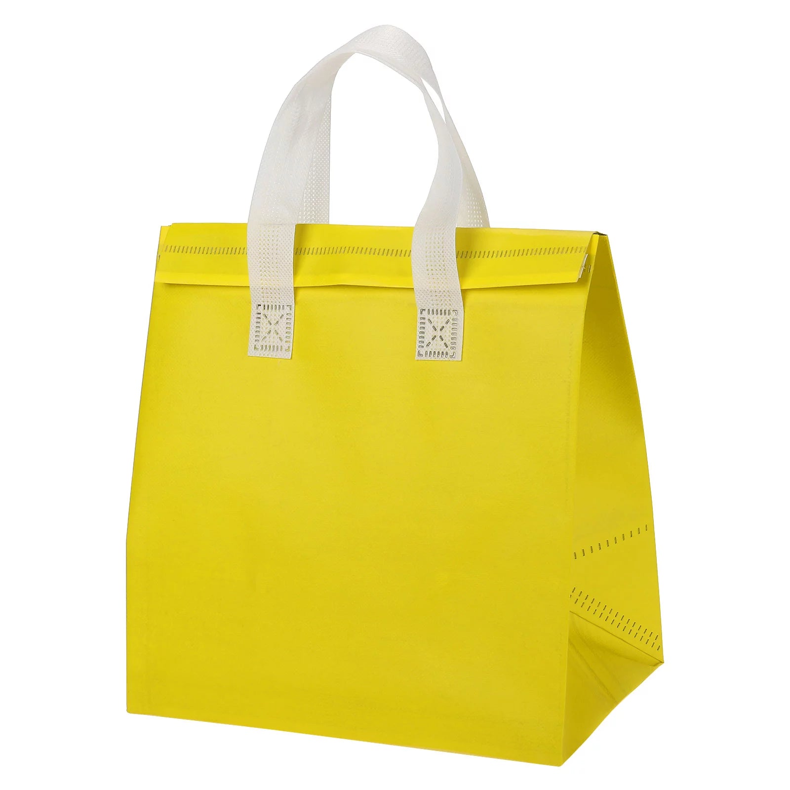 Insulated Take Away Bags, 25 Pcs Thermal Bags 11.8 x 7.9 x 12.6 Inch Yellow