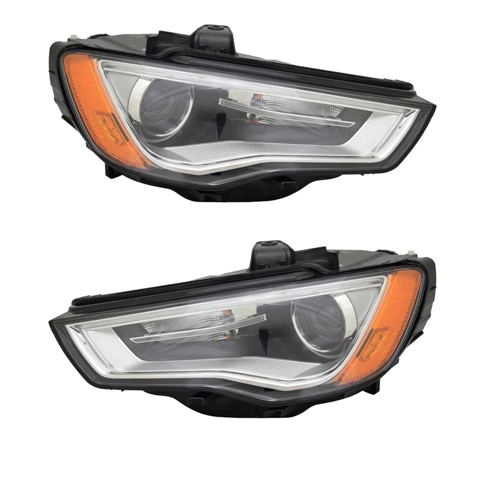 New Pair Of HID Headlights Compatible With Audi A3 Prestige Convertible 2-Door 1.8L 2015 2016 By Part Number 8V0-941-044-B 8V0-941-043-B