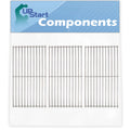 3-Pack BBQ Grill Cooking Grates Replacement Parts for Sam's Club G601-0015-9000 - Compatible Barbeque Grid 18 3/4