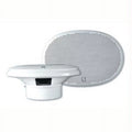 Poly-Planar 6 x 9 Premium Oval Marine Speakers - (Pair) White [MA5950]