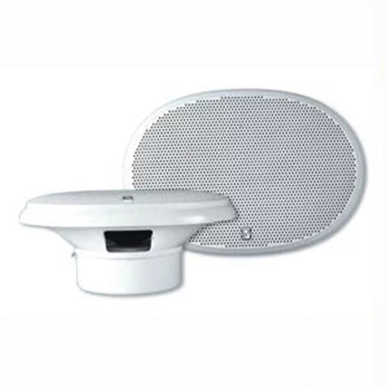 Poly-Planar 6 x 9 Premium Oval Marine Speakers - (Pair) White [MA5950]