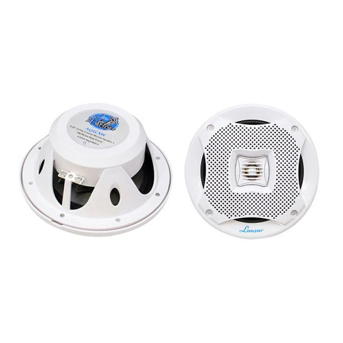 400 Watts 5.25 2-Way Marine Speakers (White Color)