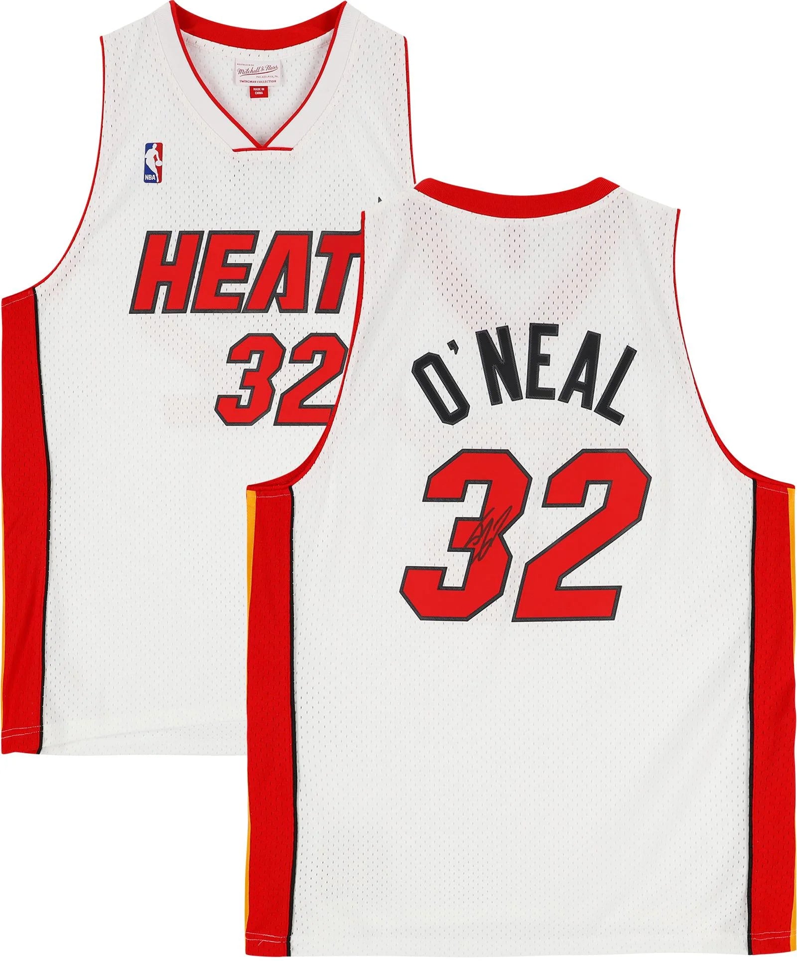 Shaquille O'Neal Miami Heat Autographed White 2005-06 Mitchell and Ness Swingman Jersey - Fanatics Authentic Certified