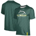 Men's ProSphere Green Le Moyne Dolphins Volleyball Logo T-Shirt