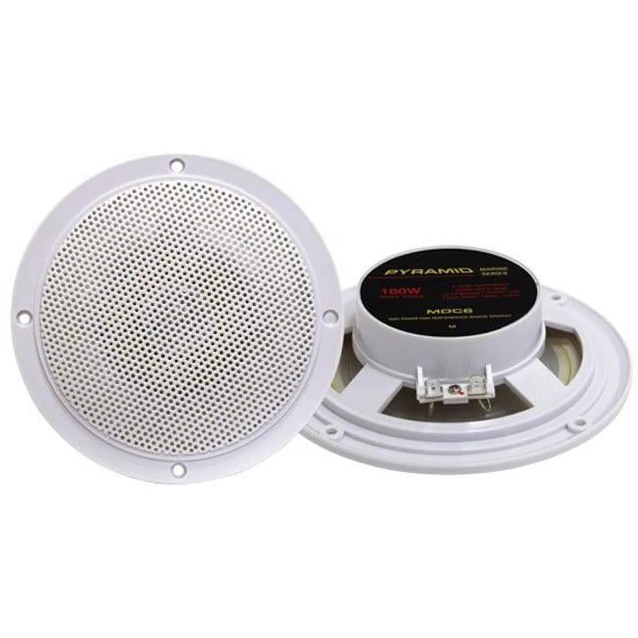 5.25   Marine 100 Watts Dual Cone Waterproof Stereo Speakers