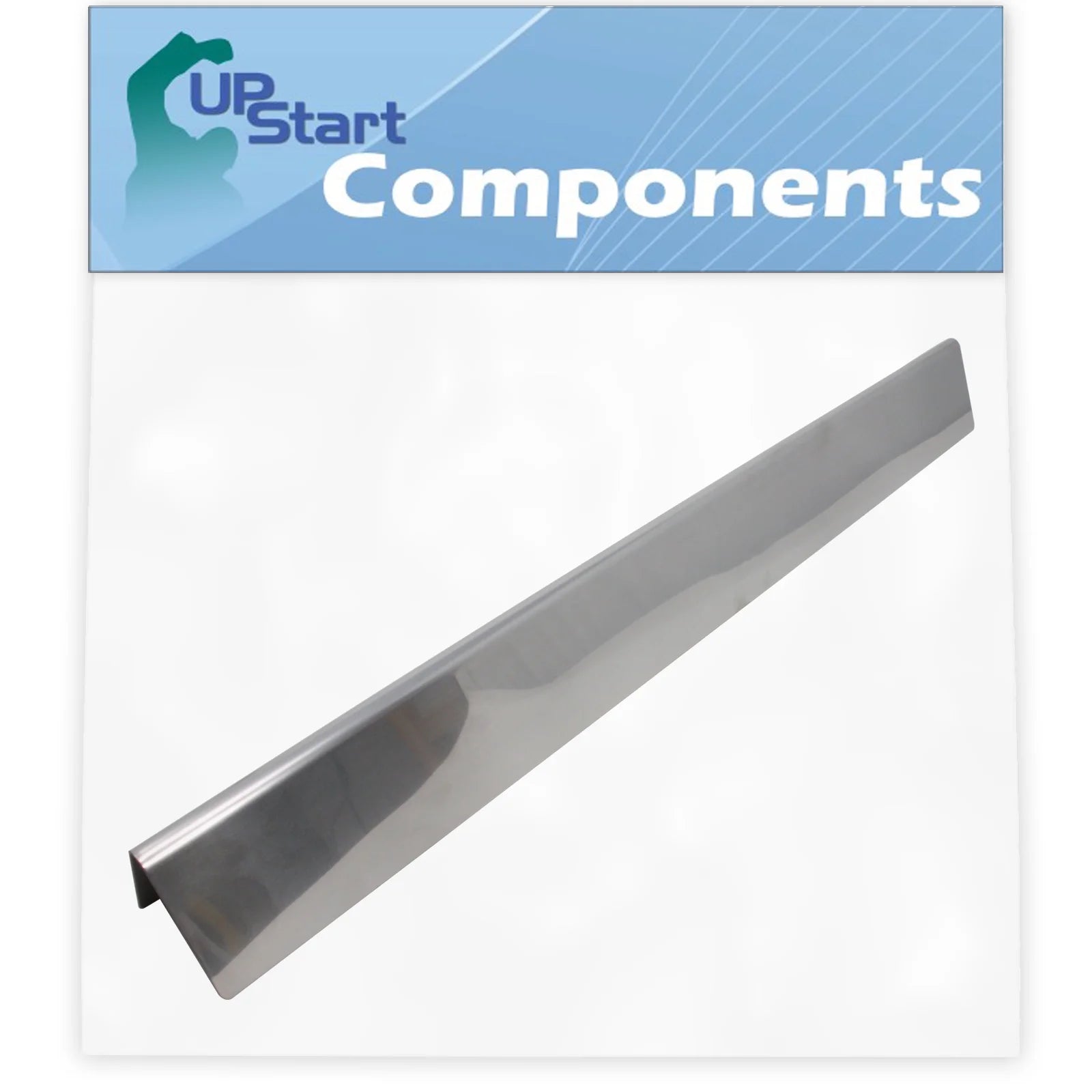 BBQ Grill Heat Shield Plate Tent Replacement Parts for Weber 93841301 - Compatible Barbeque Stainless Steel Flame Tamer, Guard, Deflector, Flavorizer Bar, Vaporizer Bar, Burner Cover 24 1/2