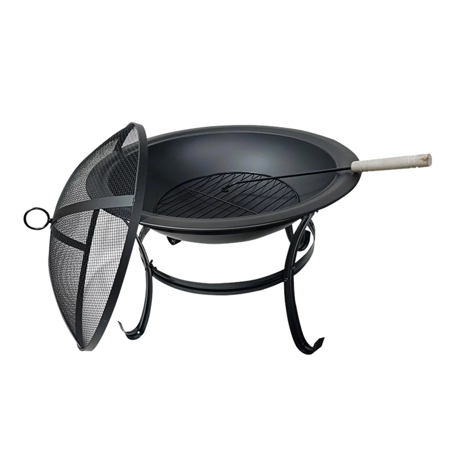 Wood Burning Fire Fire Durable, Portable Metal Grate , Grill for Picnic Camping Outside Outdoor