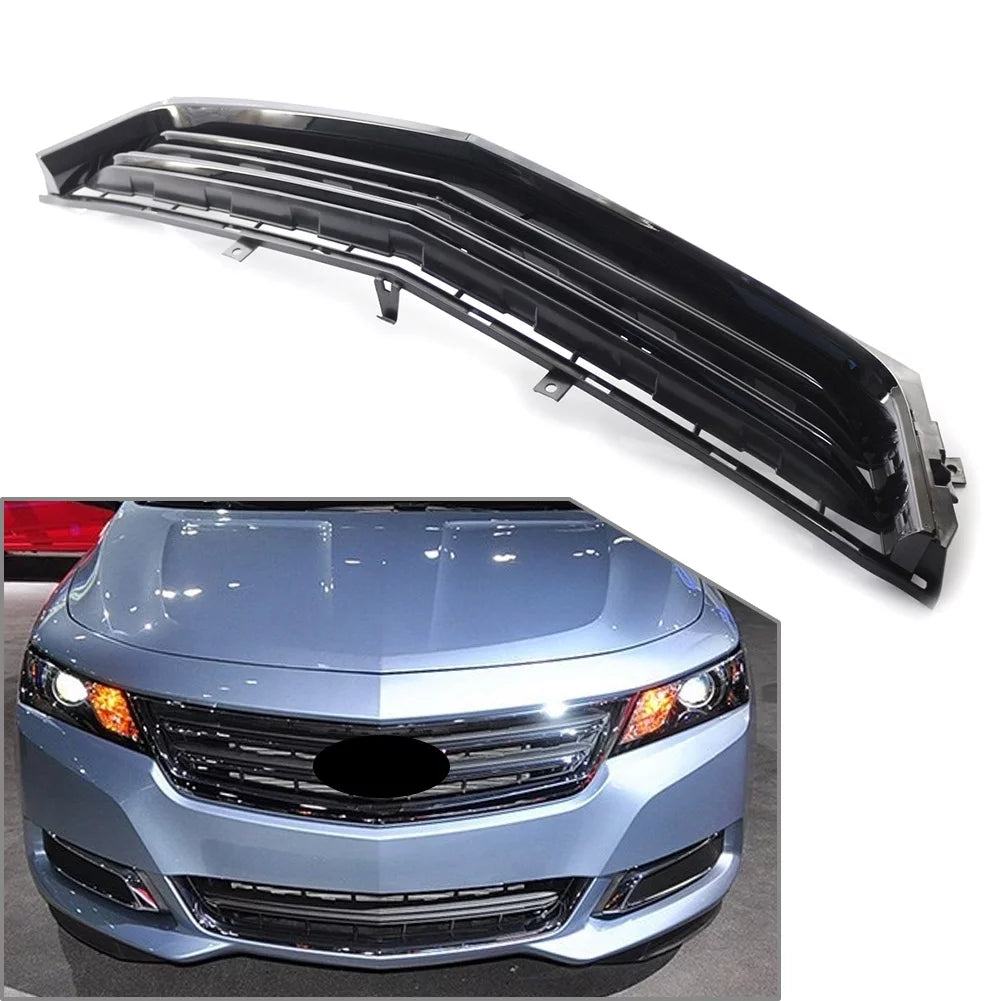 BFY Glossy Black Car Front Bumper Lower Grille Replacement Grill For Chevrolet Impala 2014-2020