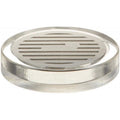 Rosseto Serving Solutions LD127 Drip Tray Acrylic with Stainless Steel Insert - Round