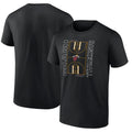 Men's Fanatics Branded  Black Miami Heat Michelob Ultra Full Court T-Shirt