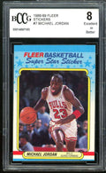 1988-89 Fleer Stickers #7 Michael Jordan