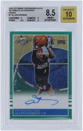 Allen Iverson Philadelphia 76ers Autographed 2022-23 Panini Contenders Optic Green #85-AIV #12/49 BGS Authenticated 8.5/10 Card - 9,9,9.5,8 Subgrades - Fanatics Authentic Certified