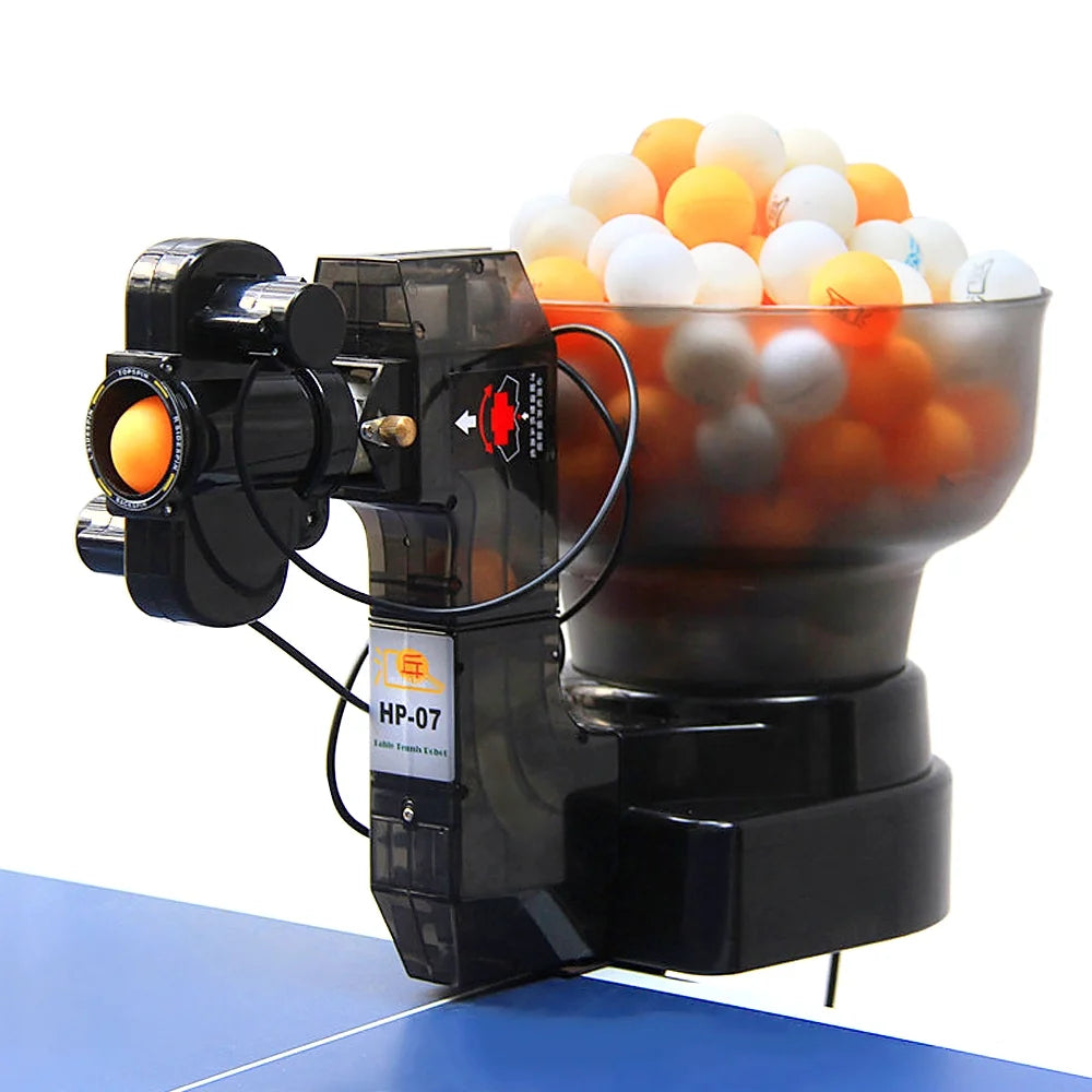 Nebublu Ping Pong Ball Machine - Table Tennis Robot, Automatic Trainer for 40mm Regulation Ping Pong Balls, Suitable for Training