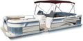Summerset 600 Denier Bimini 4 Bow Pontoon Canvas Top Includes 1 Aluminum Frame & Hardware, 54 H Burgundy, 8'L x 54 H x 97-103 W + Matching Storage Boot & Rear Support Poles. $59.99 Value