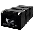 YTZ12S 12V 11Ah Replacement Battery compatible with Honda NSS250 FSC600 Reflex Silver Wing - 3 Pack