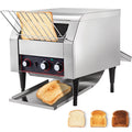 VEVOR 1770W Commercial Conveyor Toaster,300PCS/Hour 110V Heavy Duty Stainless Steel Toaster for Restaurant Breakfast, Sliver