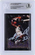Karl Malone Utah Jazz Autographed 1993-94 Skybox Premium #319 Beckett Fanatics Witnessed Authenticated Card - Fanatics Authentic Certified