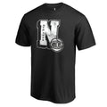 Men's Fanatics Branded Black New York Knicks Letterman T-Shirt