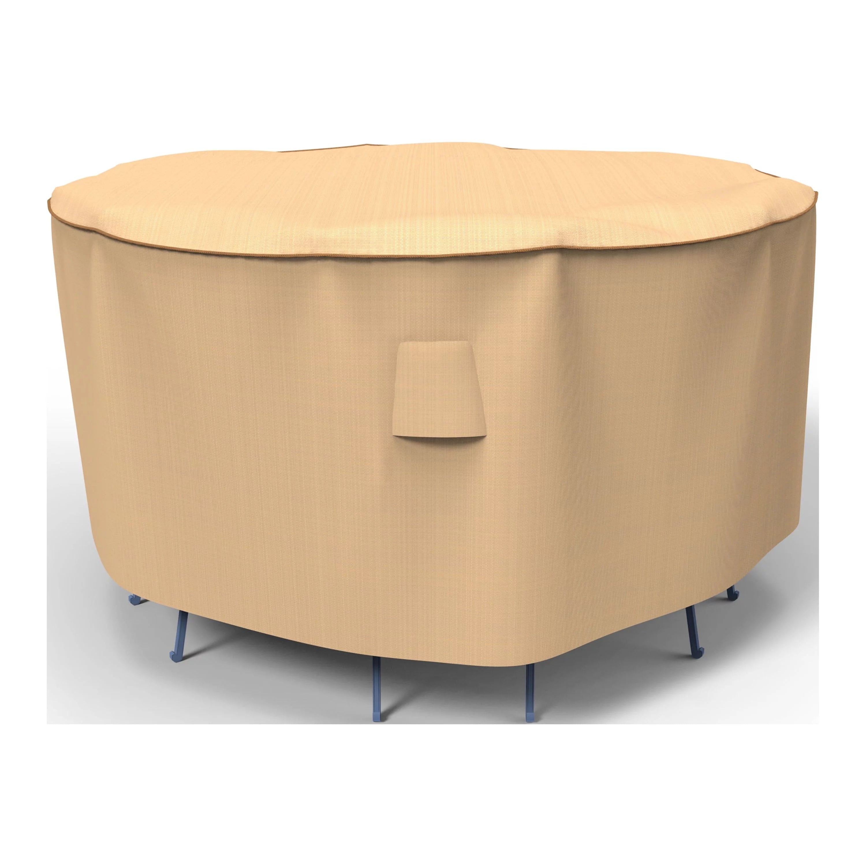 Budge L Tan Patio Bar Table/Chairs Cover, StormBlock? Savanna