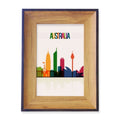 Australia City Landmark Skyscrapers Outline Photo Frame Exhibition Display Art Desktop Painting
