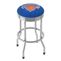 Trademark Gameroom New York Knicks City Chrome Ribbed Barstool